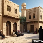 시리아 내전 원인 분석 - A detailed illustration of Syria’s diverse ethnic and religious communities coexisting in a traditio...